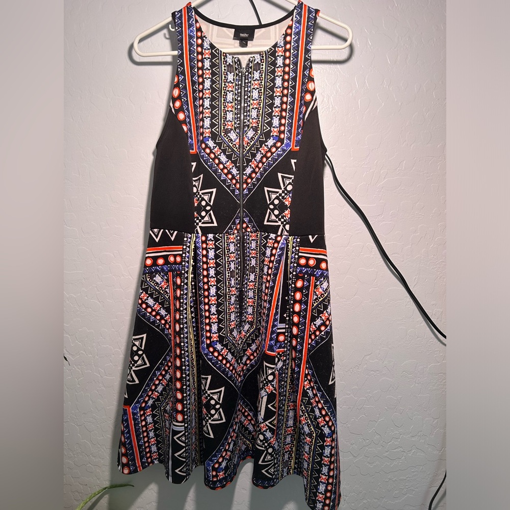 Southwestern Print Midi Dress